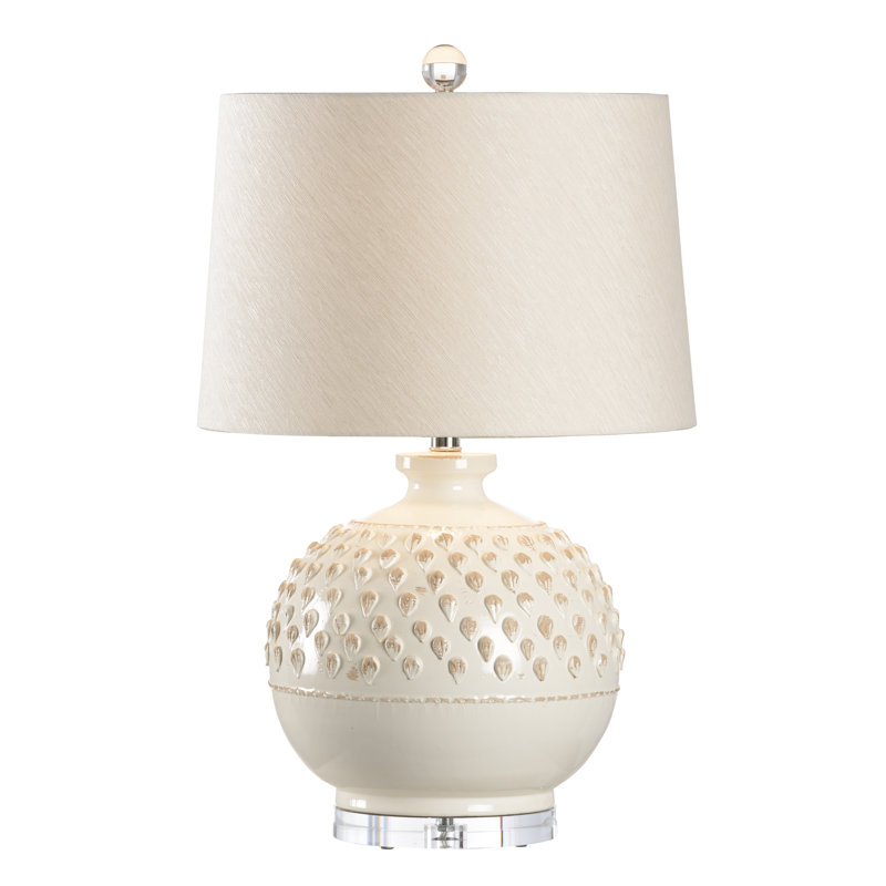 Table Lamp, Aged Cream