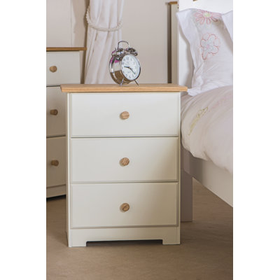 3 Drawer Bedside Table