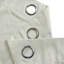  Panneau de rideau à œillets en lin de couleur unie 100% imperméable et occultant Leming (ensemble de 2)-99481477-101068524