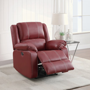 Hagar Upholstered Motion Recliner with USB Port