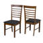 Bowerbank 4 - Person Drop Leaf Rubberwood Solid Wood Dining Set