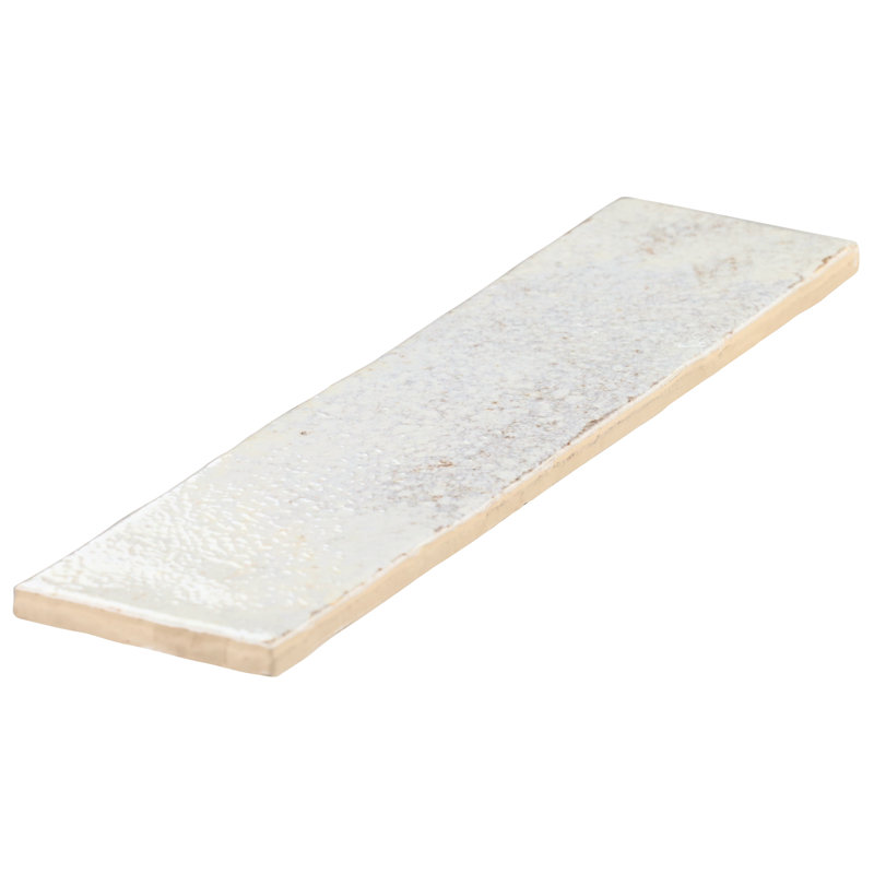 Carrelage mural en céramique polie 2,95 po x 11,81 po Mandalay (5,38 pieds carrés / caisse), Blanc