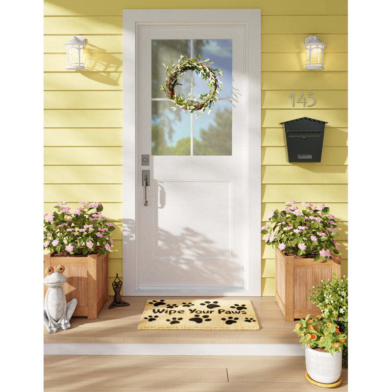 Modern Avalon 4-1/2" H Floating Mount House Number, Brushed Nickel, 1