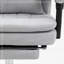 Fauteuil de bureau en microfibre, fauteuil de bureau pivotant, ordinateur inclinable chauffant