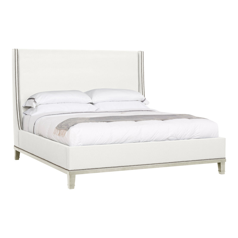 Michael Weiss Upholstered Wingback Bed, Tommy Snow, Navajo