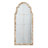 Moorish Arched Mirror With Antiqued Frame And Grid Pattern