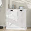 Armoire à linge en blanc. Conception sophistiquée. Sacs de rangement en tissu amovibles. E1,. Imperméable et sécuritaire. . Facile à assembler avec le manuel. Portant inclinable de 100 livres - Armoire blanche. Chic