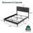 Upholstered Metal Standard Bed-69585329