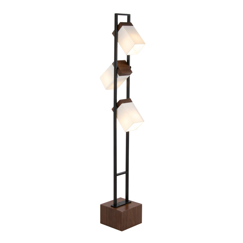 Lampe sur pied contemporaine en métal