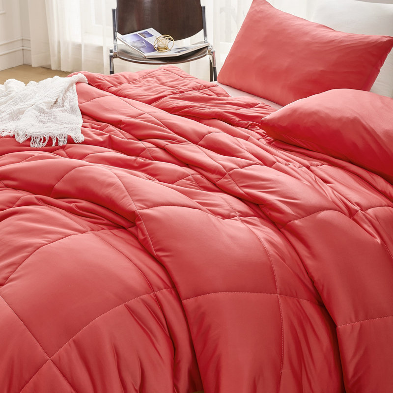 Ensemble d'édredon surdimensionné Coma aussi frais que l'autre côté de l'oreiller, Rouge