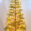 Arbre de Noël artificiel de 6 pi avec 6 lumières de Noël et support en métal 6 pi