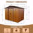 8Ft X 6Ft Outdoor Metal Storage Shed With Metal Foundation-121341751-121341753