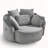 360° Swivel Chair Accent Barrel Chair-1510685233