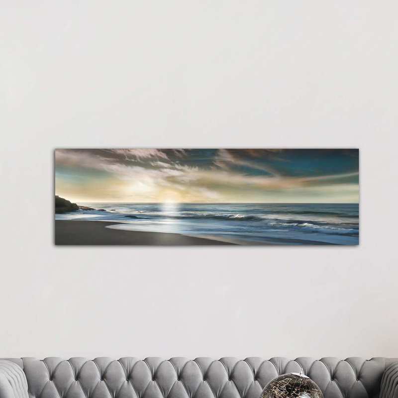 The Promise by Mike Calascibetta - Panoramic Print on Canvas, 30.48 cm H x 91.44 cm W x 3.175 cm D, No Frame