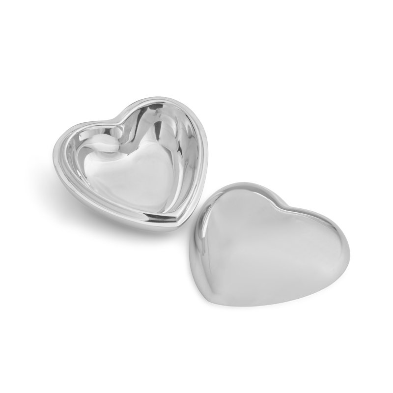 Nambe Loving Heart Box