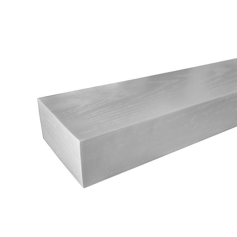 Jahray 2 Piece Oak Floating Shelf, Gray, 4" H x 18" W x 4" D