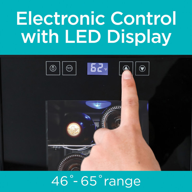 Wine Cellar with LED Display (6 Bottle)