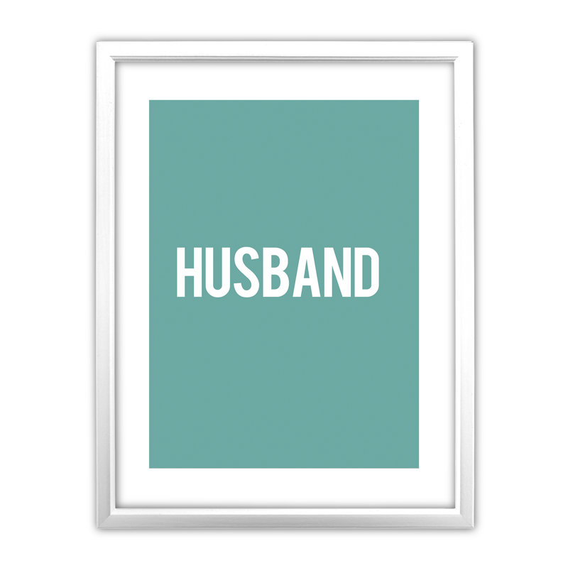 Single Picture Frame Print, White