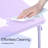5 Pieces Colourful Folding Set Table and Chair for Kids with Durable Metal Frame and Easy-Clean Plastic for Daycare Classrooms and Playrooms-70386420