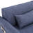 73.8" Linen Round Arm Convertible Sofa-471049889