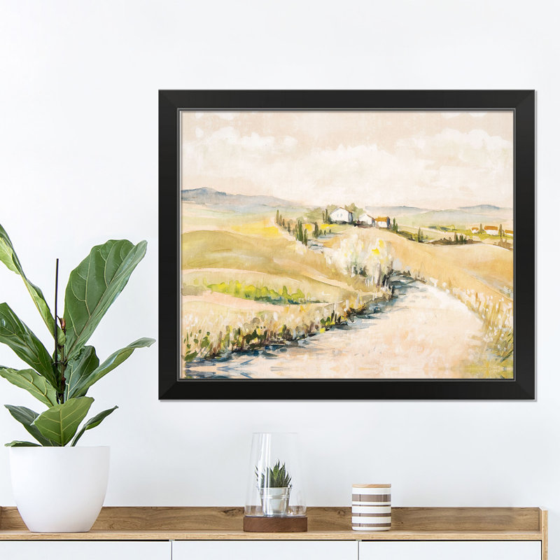 Tuscan Hillside - Peinture encadrée