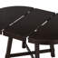 Ensemble de table de salle à manger à rallonge 5 pièces en bois rond et 4 chaises rembourrées-998829095-998829090-998829088