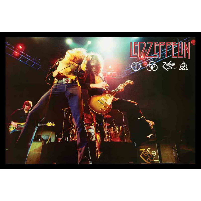 Led Led Zeppelin On Stage, reproduction d'art sur affiche