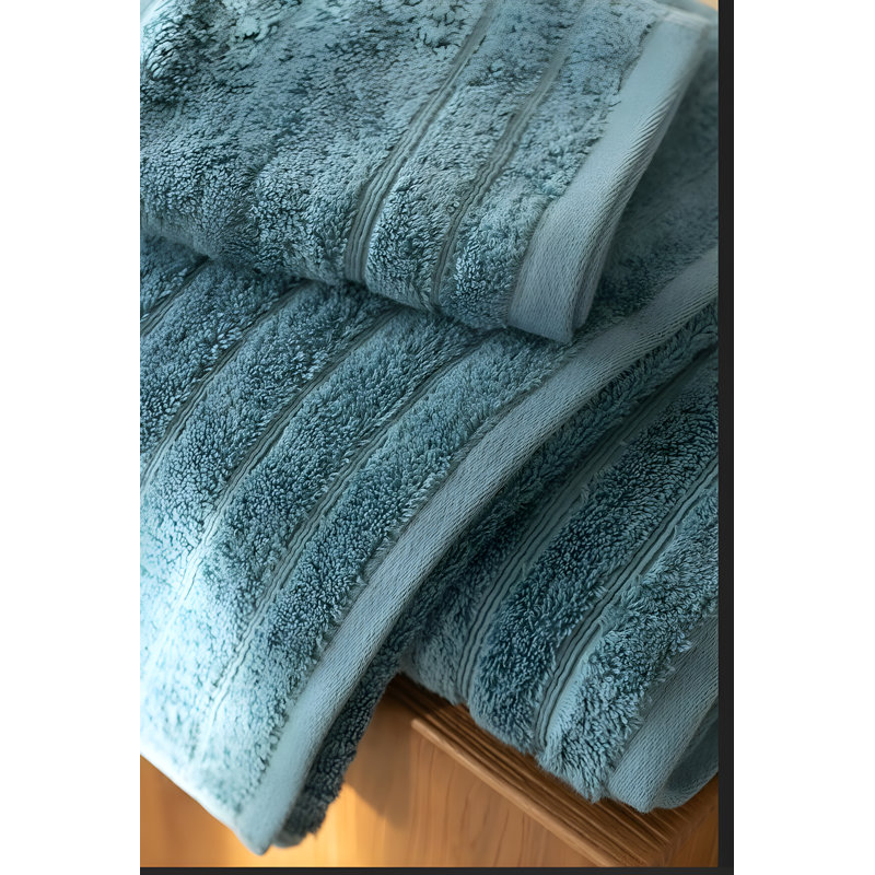 Shantae 100% Turkish Cotton Towel Set - Piece, Plush, Lightweight, and Highly Absorbent - Set of 4, Teal