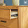 Contemporary Wood 3-Drawer Nightstand with Easy Assembly Drawer