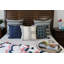 Housse de coussin décoratif en coton 18 "X18" Nautic