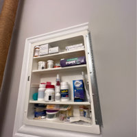 Winston Porter DD453FBF63464339B6F3A49D4211F920 Lamberson 16 x 22 Recessed Frameless Medicine Cabinet with 2 Adjustable Shelves