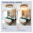 21 Inch Bohemian Braided Ceiling Fan Light with Silent Remote Control, Adjustable Color Temperature - Modern White Iron Ceiling Fan for Bedroom Living Room