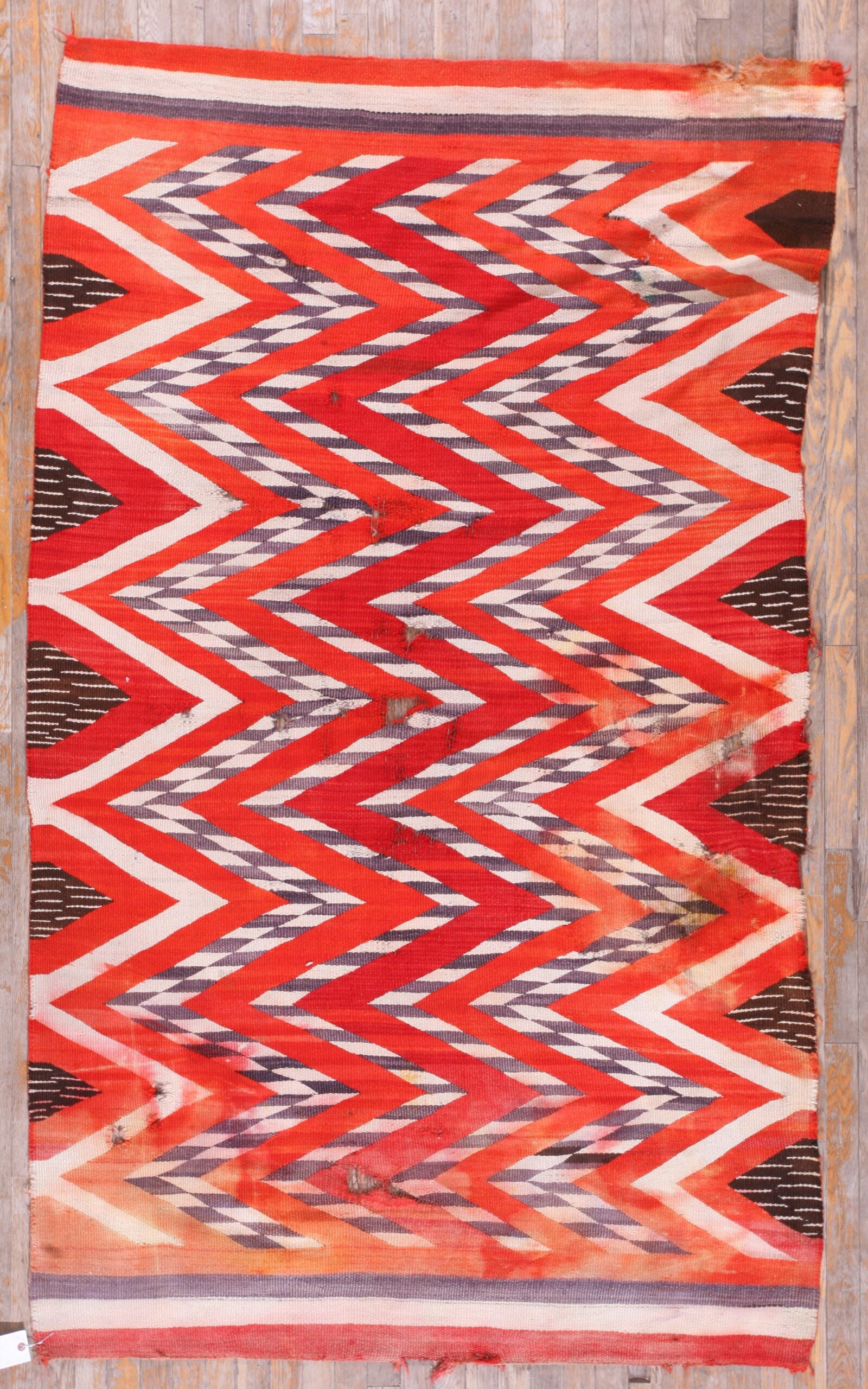 Wayfair Native Rugs The New England Collection Exciting Geometric Chevron Pattern Antique ...