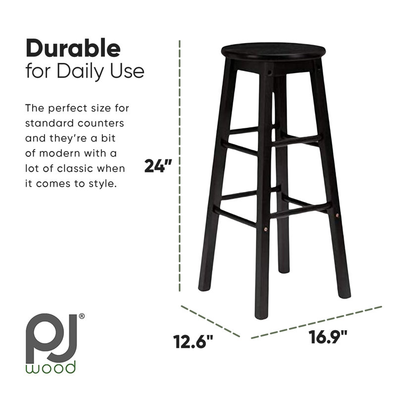 Sirikit Counter Stool, Black