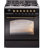 ILVE Nostalgie II Series 30 inch Dual Fuel Range with 5 Sealed Burners (Glass Door)-99298974-99298985