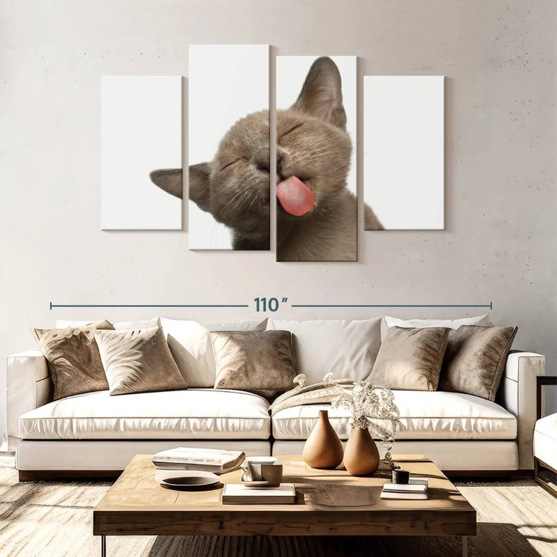 Brampt Cat's Tongue, 54'' H x 84'' W