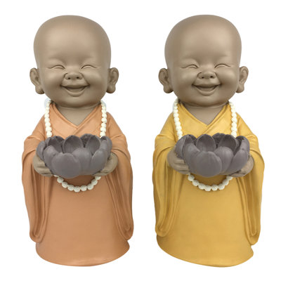 2 Piece Resin Tabletop Tealight Holder Set