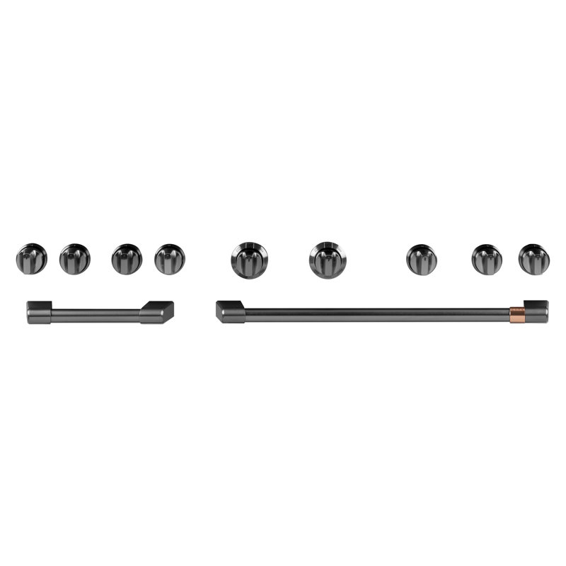 Range Knob Kit, Brushed Black