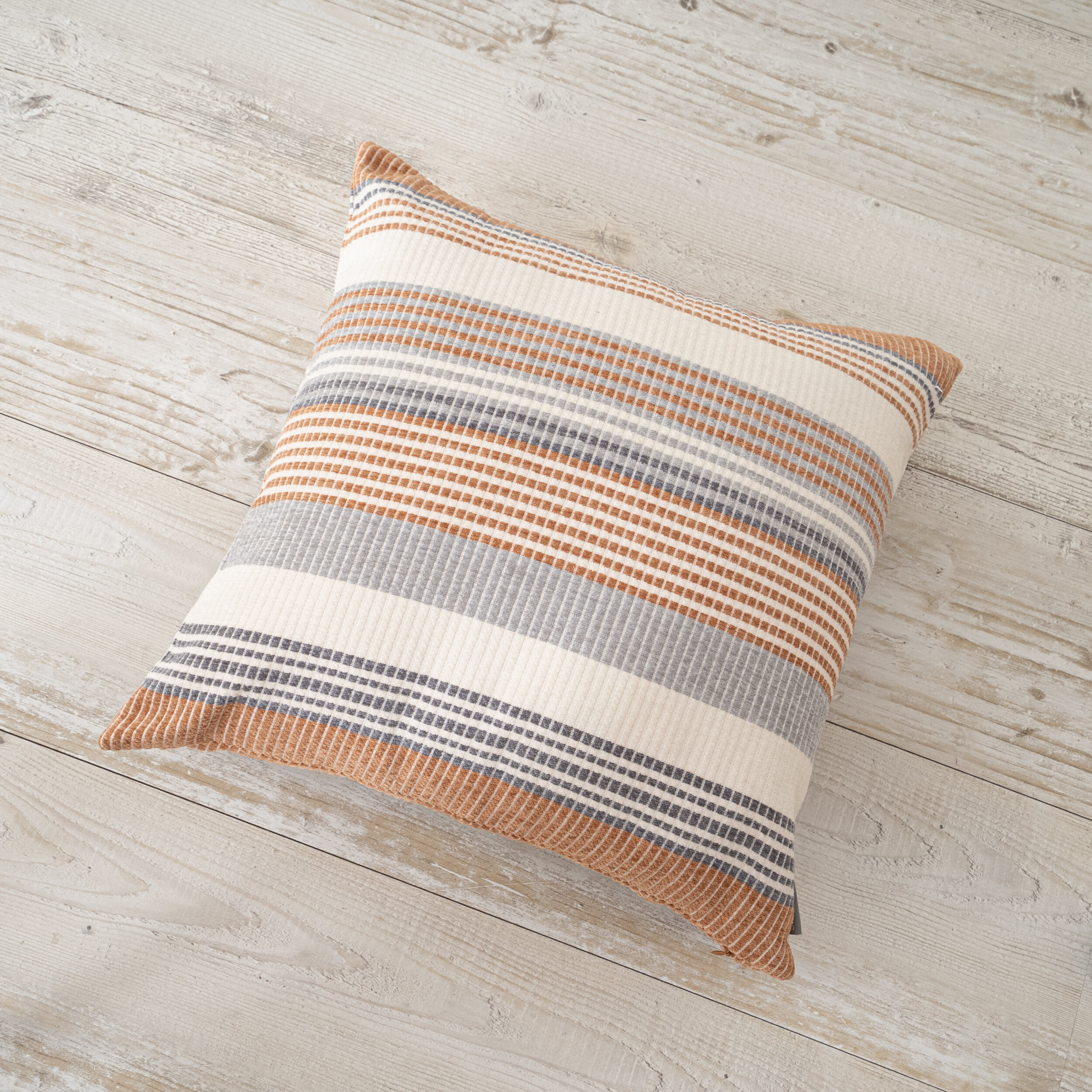 Buy Indoor/Outdoor Sunbrella Shore Linen - 18x18 Vertical Stripes Throw  Pillow