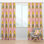 Panneau de rideau simple Mid-Century Pastel Circular IV
