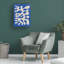 «Bolologia indigo» sur toile par Elena Ristova-95450346