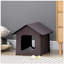 Heated Cat Houses For Outdoor And Indoor, Portable Shelter With Waterproof And Insulated Design, Brown