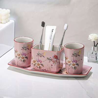 Ceramic Bathroom Accessories Set