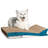 Conlun Cat Scratcher Cardboard Cat Scratch Pad With Premium Scratch Textures Design Durable Cat Scratching Pad Reversible Shark 15.7L X 9W X 2.6H