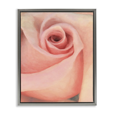 «Spiral Rose Anther», art mural encadré par Alonzo Saunders