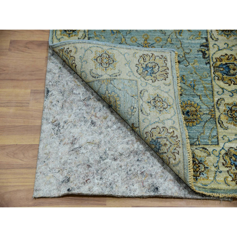 Tapis de couloir Shah Abbas XL en laine pure bleu céruléen 2 pi 6 po x 25 pi 8 po 7F2FFB5FBFFA4000851BEC098677D842