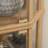 Corner Lighted  Cabinet Corner Glass Cabinet Lighted  Cabinet Corner Display Case For Living Room,  Cabinet, Antique Collection, Wine,Bar Glass Storage Light Included,Light Oak-663631079