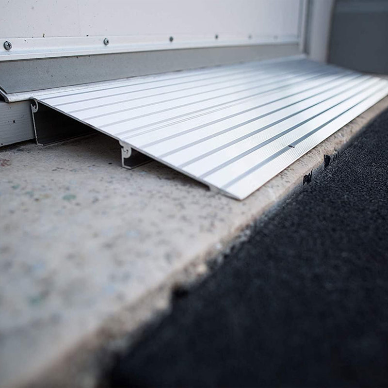 EZ-ACCESS Transitions Portable Self Supporting Aluminum Modular Entry Ramp, 1.5" H x 9.5" W x 34" L