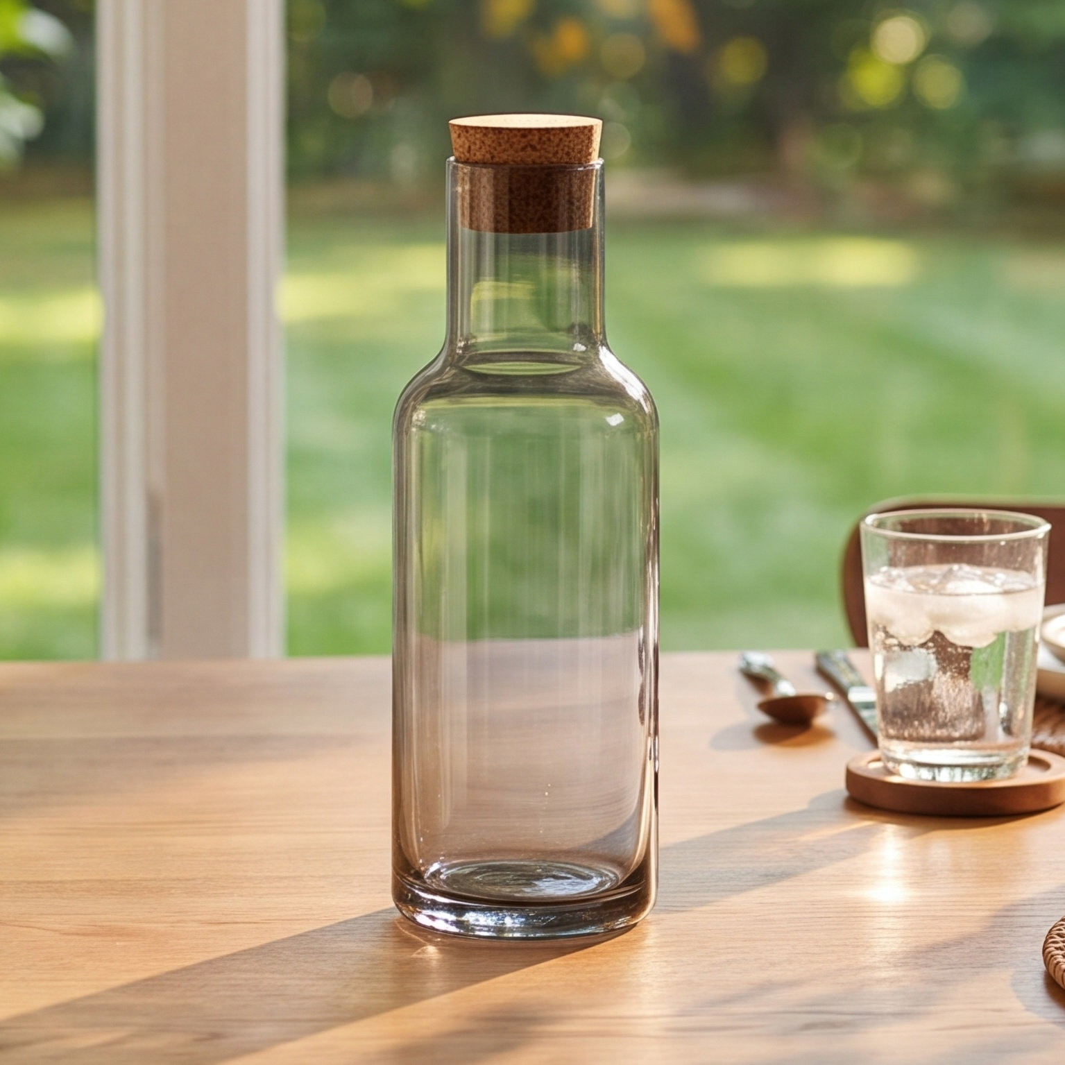 blomus Fuum Glass Water Carafe, Smoke