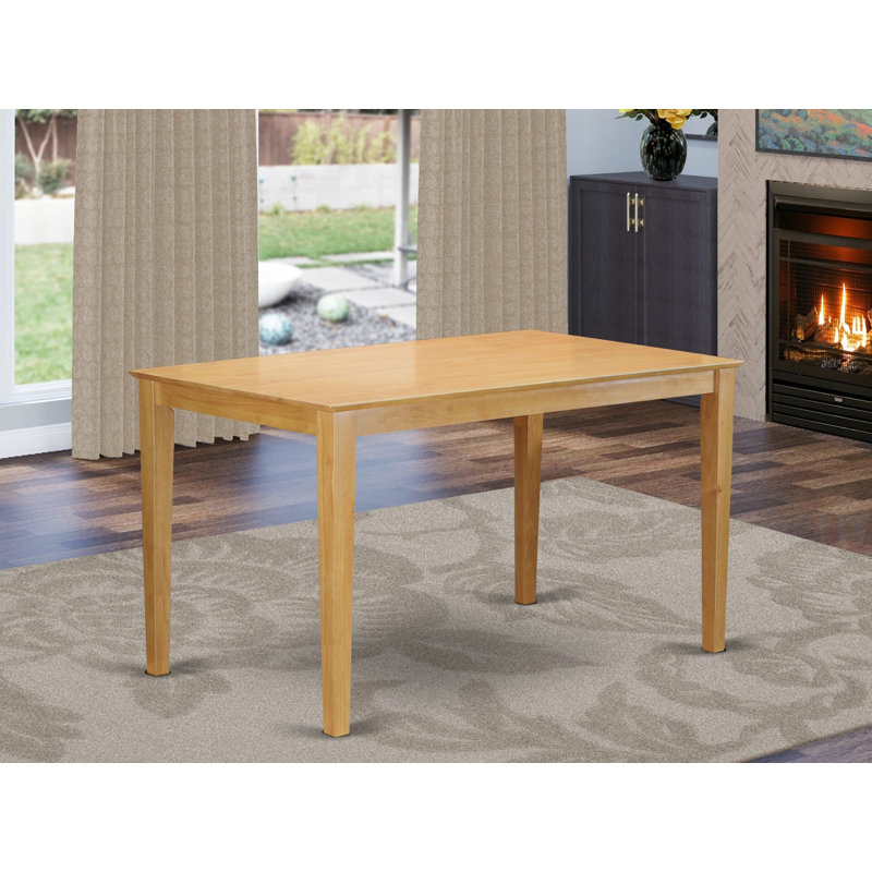 Capri Bar Height Counter Table - a Rectangle Dinner Table Top with Sturdy Legs, OAK, Oak, 36"H x 60"L x 36"W